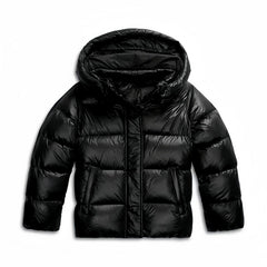 Hooded Puffer Jacket Women Short - View 4