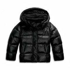 Hooded Puffer Jacket Women Short - View 5