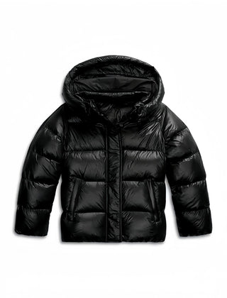Hooded Puffer Jacket Women Short - View 5