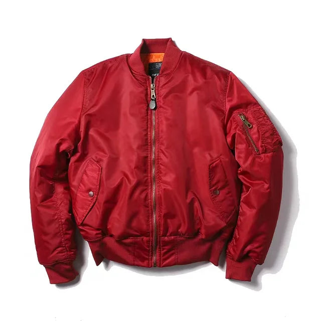 Womens Bomber Jacket Zip Up