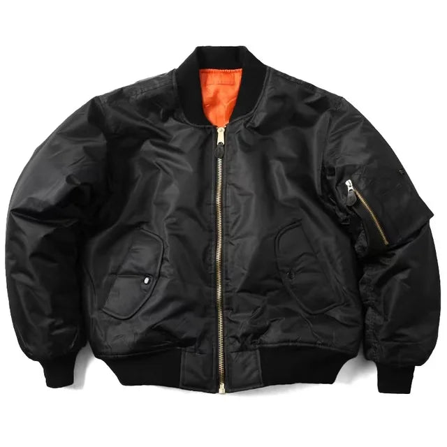 Womens Bomber Jacket Zip Up - View 2