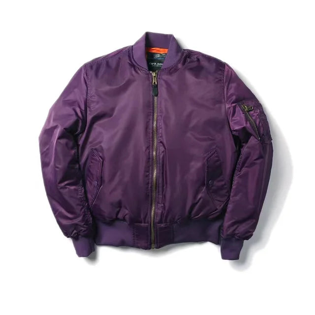 Womens Bomber Jacket Zip Up - View 3