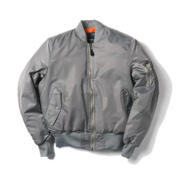 Womens Bomber Jacket Zip Up - View 6