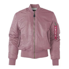 Womens Bomber Jacket Zip Up - View 7