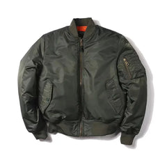 Womens Bomber Jacket Zip Up - View 8