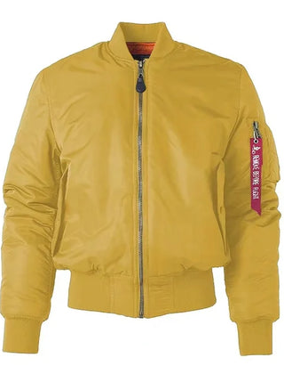 Womens Bomber Jacket Zip Up - View 9