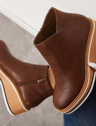 Wedge Ankle Boots Women Comfort - View 10