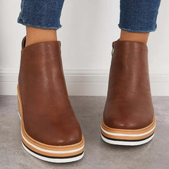 Wedge Ankle Boots Women Comfort - View 12