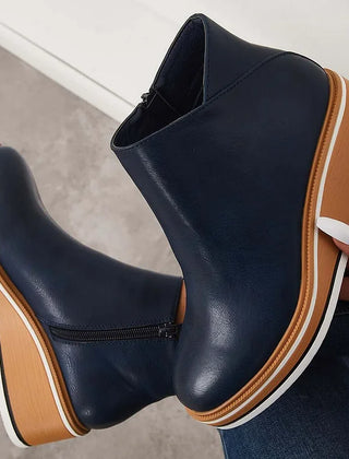 Wedge Ankle Boots Women Comfort - View 2