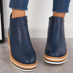 Wedge Ankle Boots Women Comfort - View 3