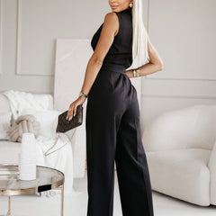 Wide Leg Jumpsuit Women Sleeveless - View 10