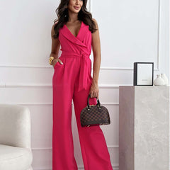 Wide Leg Jumpsuit Women Sleeveless - View 13