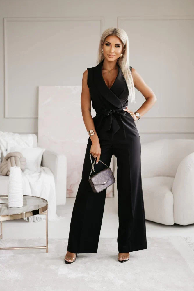 Wide Leg Jumpsuit Women Sleeveless - View 8