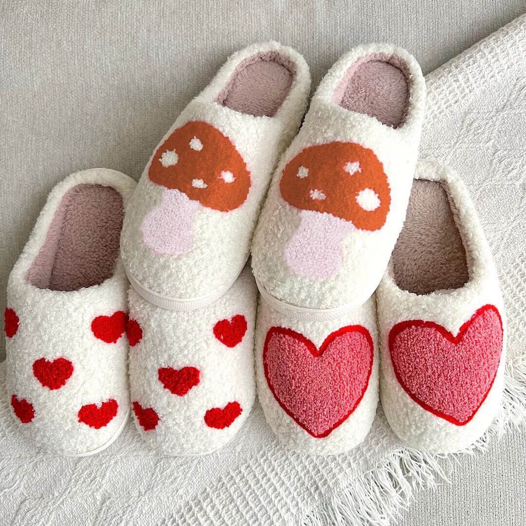 Cozy Sherpa Slippers Women Winter
