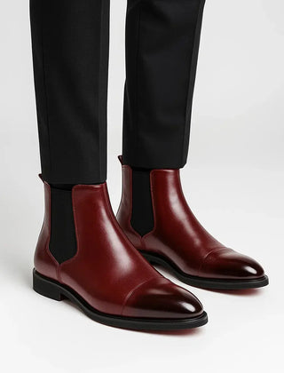 Mens Chelsea Boots Leather Classic - View 4