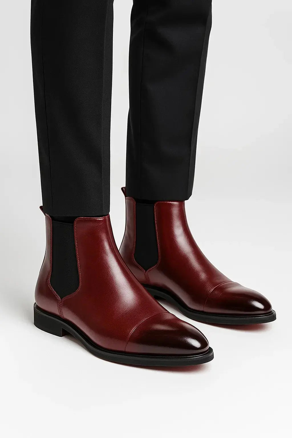 Mens Chelsea Boots Leather Classic - View 4