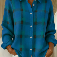Plaid Shirt Cardigan Women Oversized - View 6