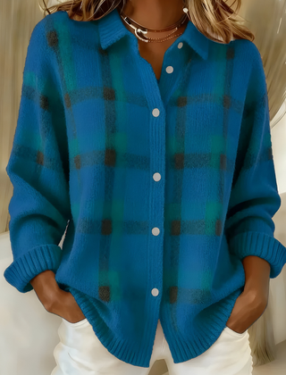 Plaid Shirt Cardigan Women Oversized - View 6