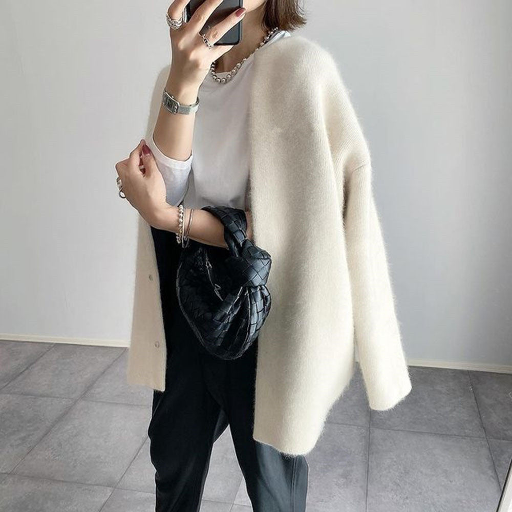 Longline Open Front Cardigan Coat Women - View 2