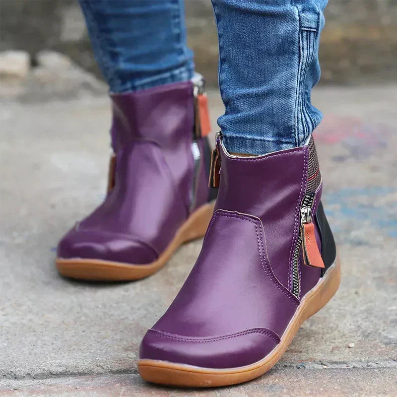 Buckle Ankle Boots Women Comfort - View 10