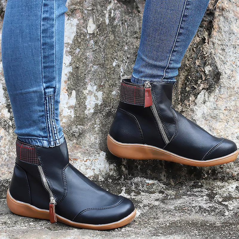Buckle Ankle Boots Women Comfort - View 7