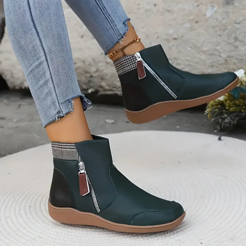Buckle Ankle Boots Women Comfort - View 8
