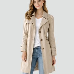 Classic Trench Coat Women Belted
