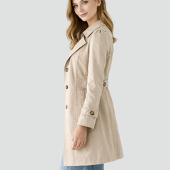 Classic Trench Coat Women Belted - View 3