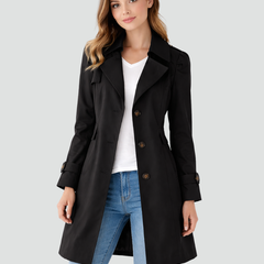 Classic Trench Coat Women Belted - View 4