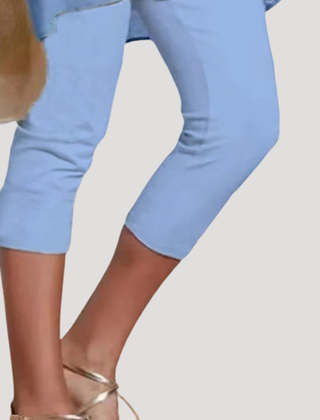 Cropped Capri Leggings Women High Waist - View 2