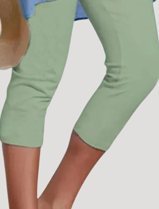 Cropped Capri Leggings Women High Waist - View 3