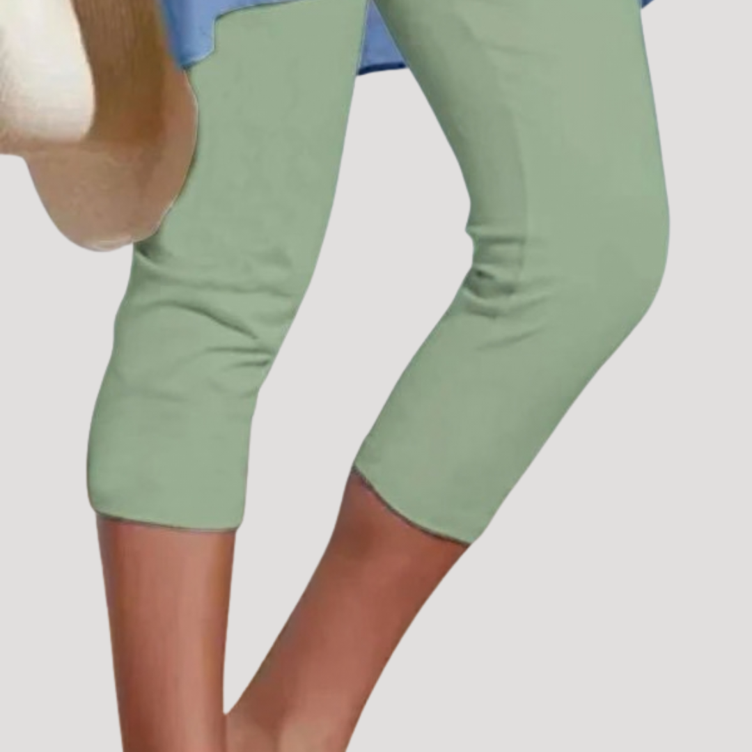 Cropped Capri Leggings Women High Waist - View 3