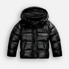 Short Hooded Puffer Jacket Women Winter