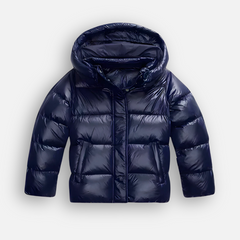 Short Hooded Puffer Jacket Women Winter - View 2